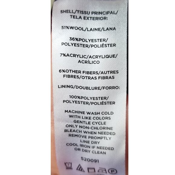 NEW Plum Wool-Blend Coat - Picture 8 of 10